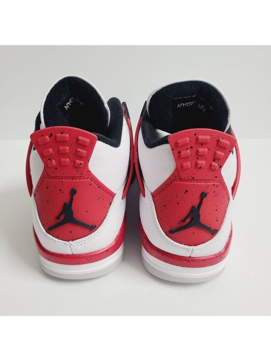 Nike Air Jordan 4 Retro Red Cement Shoes DH6927-161 Size 10 White Red B Grade #1 main image 4